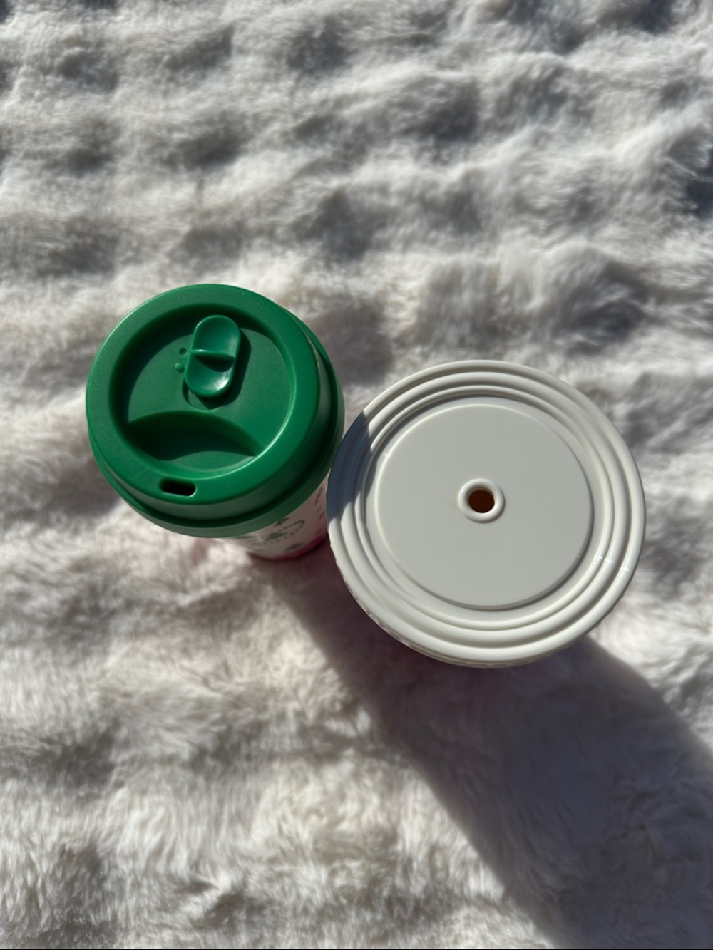 Pair of Kate spade cups. Eat cake for breakfast. Christmas coffee travel mug. - Picture 4 of 6